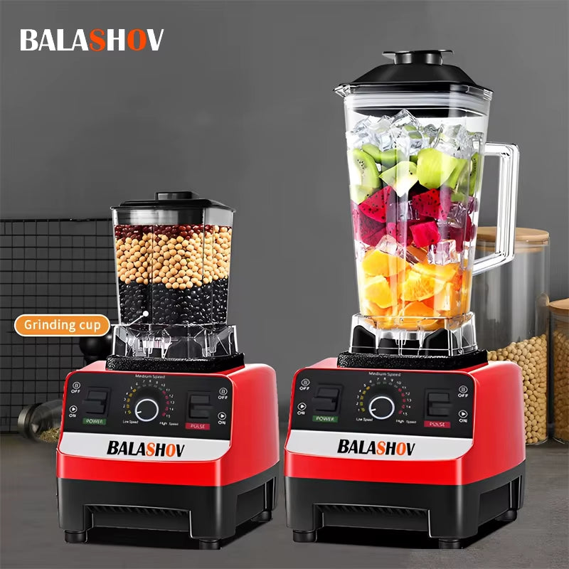 2000W Professional Commercial Blender and Food Processor for High-Power Juicing and Smoothies, BPA-Free