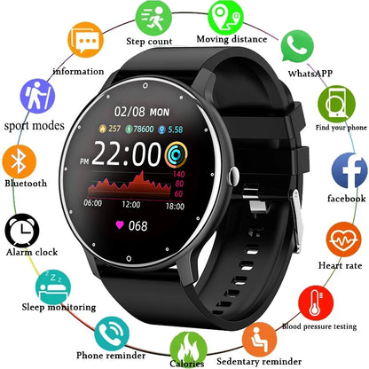 2023 New Smart Watch Women Men Sport Fitness Smartwatch Waterproof Watches Bluetooth Sleep Heart Rate Monitor for Android Ios