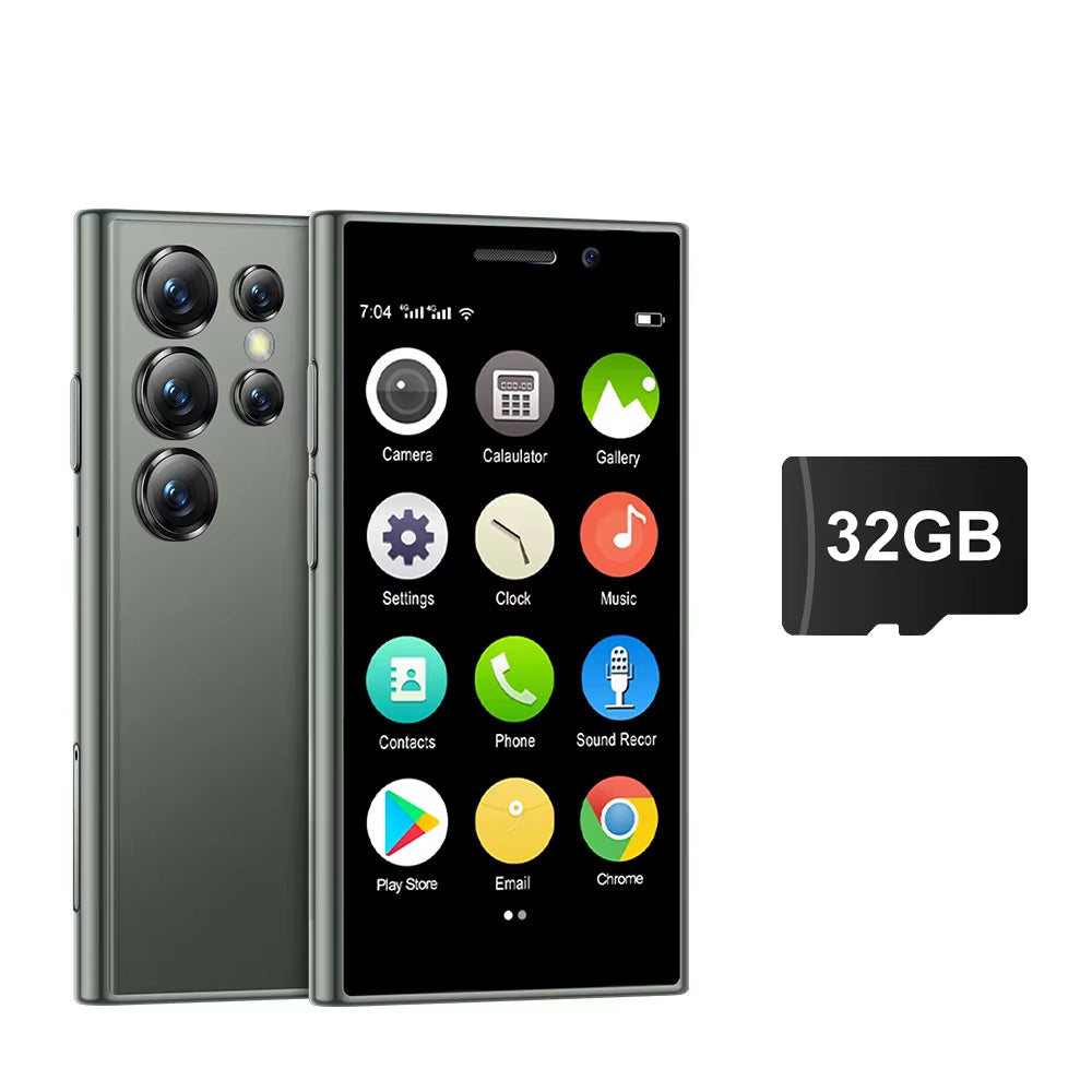 2024 New  S24 Mini 4G Global Smartphone Android System Google Store 2000Mah Facial Unlock Small Smartphones Latest Upgrade