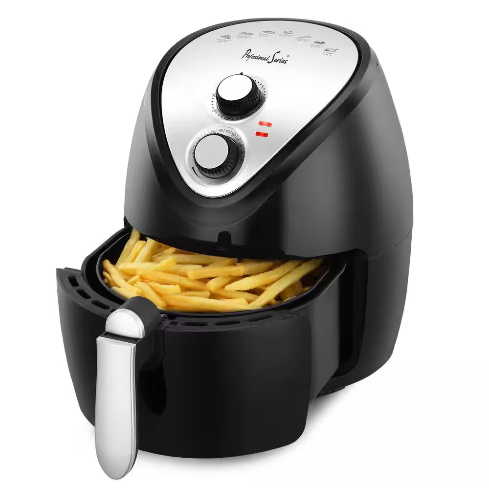 Cool Touch 3.38 Qt. Air Fryer Black