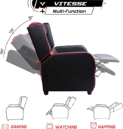 PU Leather Gaming Recliner Sofa Chair