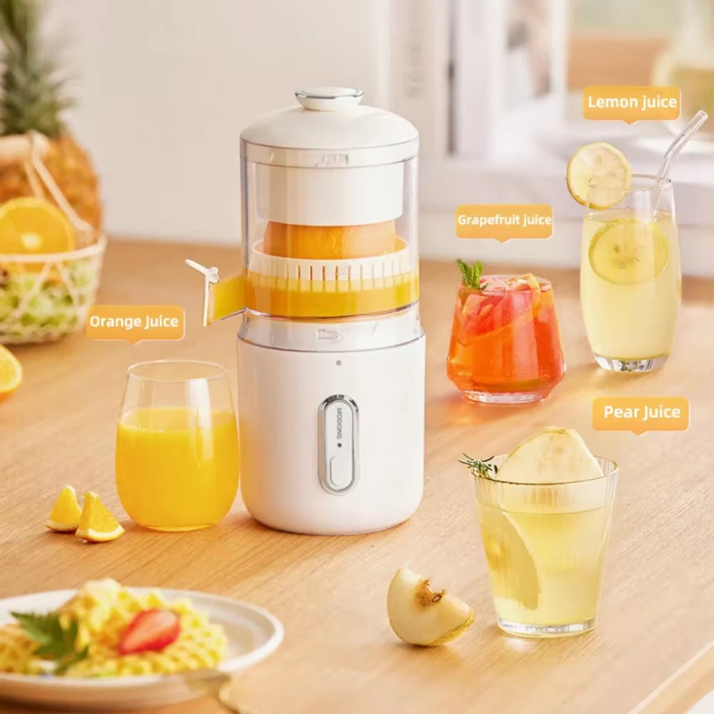 Electric USB Rechargeable Mini Multifunctional Fruit Juicer - Portable Wireless Orange and Lemon Blender