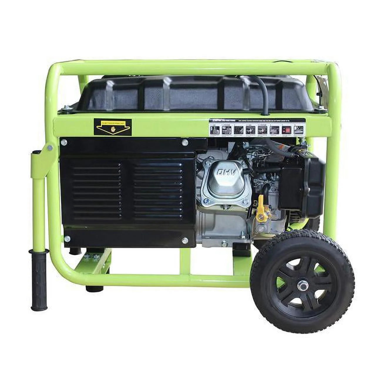 GN5250DW 5250-Watt Propane and Gasoline Powered Dual Fuel Generator, Green