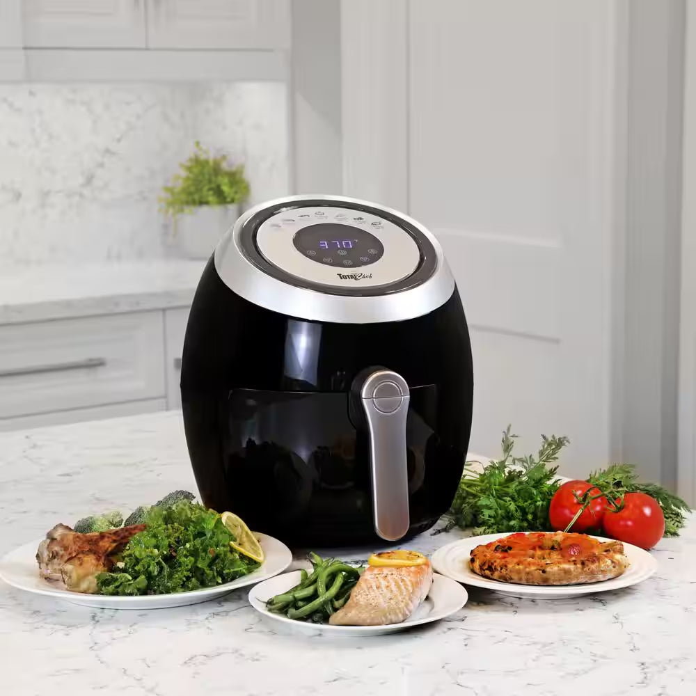 3.8 Qt. Digital, Electric, Countertop Air Fryer with Digital Temperature Control