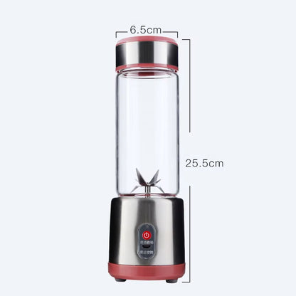 Professional USB Rechargeable Electric Juicer and Blender for Fruit, Milkshakes, and Smoothies