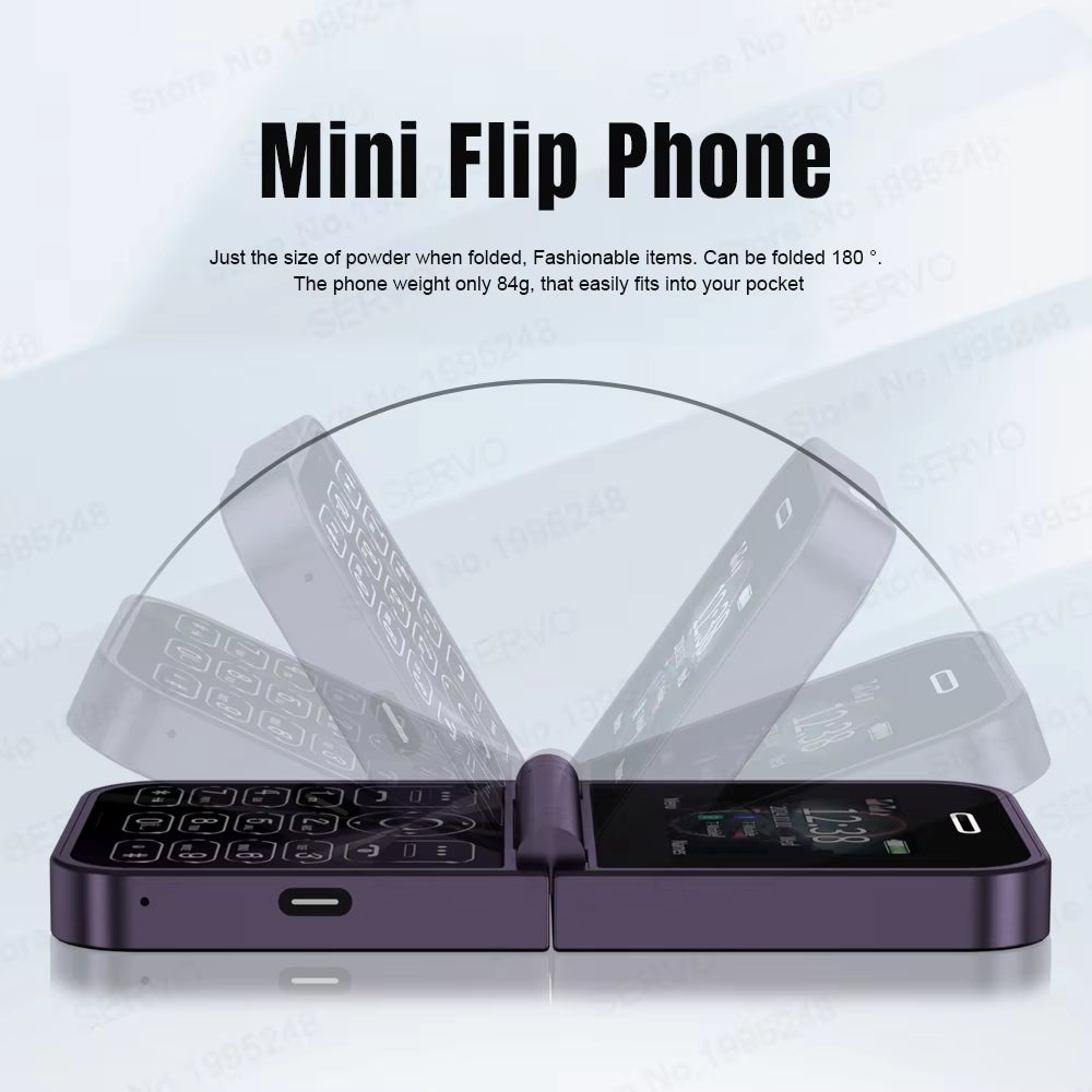 F15 Mini GSM Flip Mobile Phone 2 SIM Blacklist Magic Voice Auto Call Record Speed Dial MP4 Torch Cute Tiny Fold Cellphones