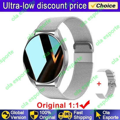 2024 New for Samsung Galaxy Watch 7 NFC Smart Watch Men Women Bluetooth Call HD 360*360 Screen Voice Call GPS Sports Watches M10