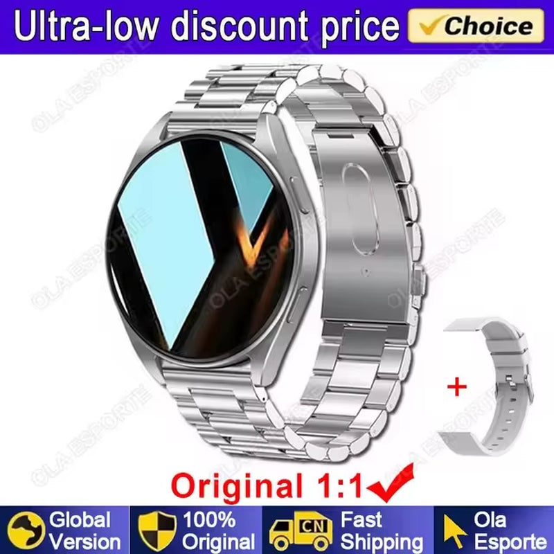 2024 New for Samsung Galaxy Watch 7 NFC Smart Watch Men Women Bluetooth Call HD 360*360 Screen Voice Call GPS Sports Watches M10