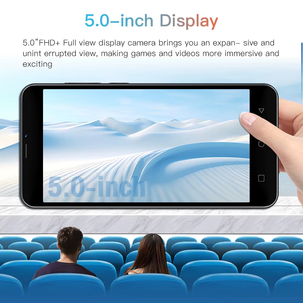 -S24 Pro,Smartphone Android,5.0 Inch,2+16Gb Rom,Google Play Store,Mobile Phones,2+8Mp Camera,3G Network,Cellphones