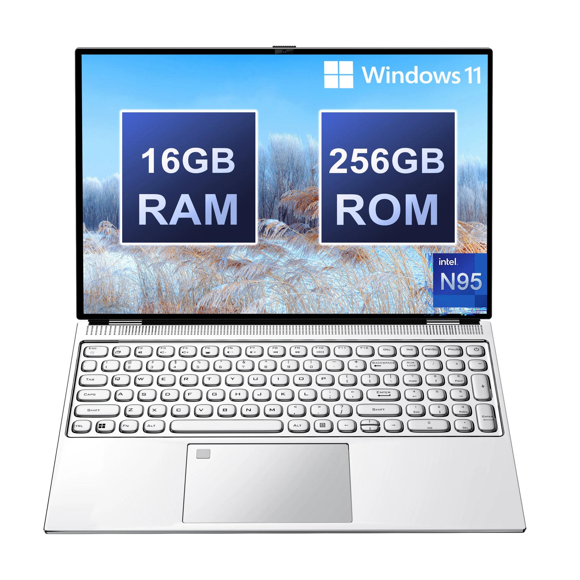 16" 2K Laptop N95 Processor – 32GB RAM, 2TB SSD, 240Hz Display, Privacy Camera Switch, Fingerprint Unlock, 5000Mah Battery