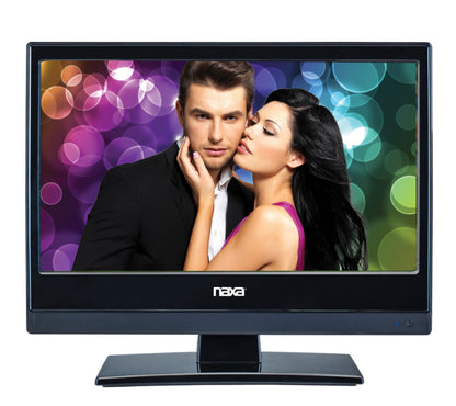 Electronics NTD-1356 13.3” LED Widescreen HD TV LED TV with DVD Player + AC/DC Car Package