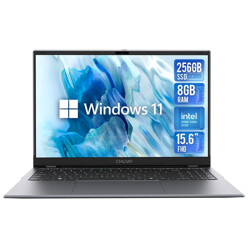 CHUWI Gemibook plus Laptop 16GB LPDDR5 512GB SSD  Alder Lake N100 15.6'' FHD 1920 * 1080 Wifi 6 Windows 11 Laptops