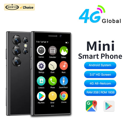 2024 New  S24 Mini 4G Global Smartphone Android System Google Store 2000Mah Facial Unlock Small Smartphones Latest Upgrade