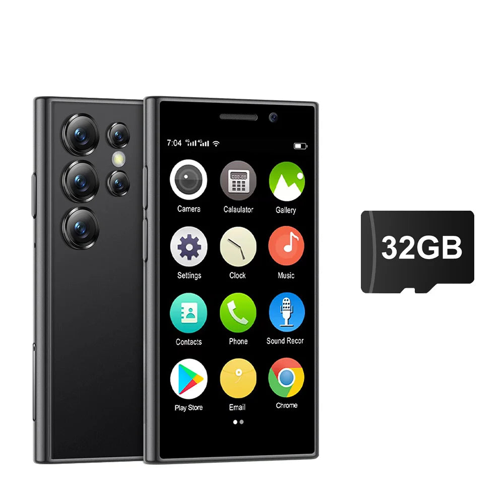 2024 New  S24 Mini 4G Global Smartphone Android System Google Store 2000Mah Facial Unlock Small Smartphones Latest Upgrade