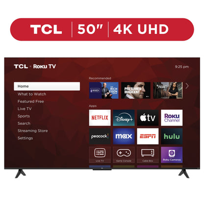 50” Class S4 (50S451) 4K UHD HDR Smart TV with Roku TV