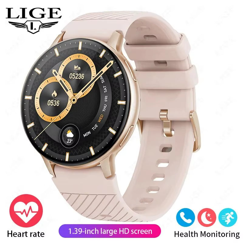 Smartwatch for Women Bluetooth Call Waterproof Sports Fitness Watches Blood Oxygen Healthy Women Smartwatch Man Reloj Mujer