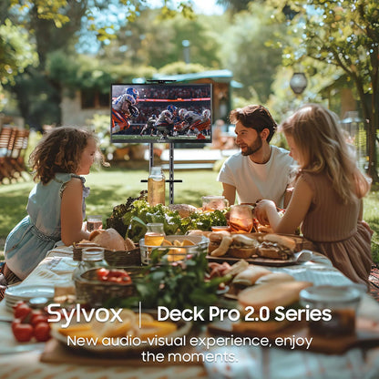 Outdoor Smart TV, 65" Google TV with Dobly Atmos, Google Assistant, 4K 1000Nits outside Television, IP55 Waterproof TV for Partial Sun (Deck Pro 2.0 NEW)