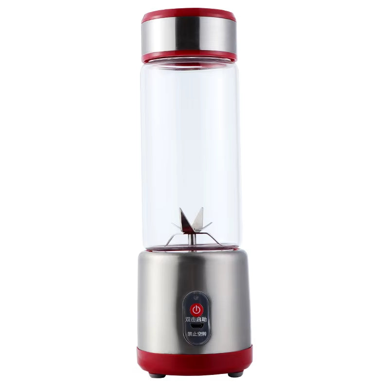 Professional USB Rechargeable Electric Juicer and Blender for Fruit, Milkshakes, and Smoothies