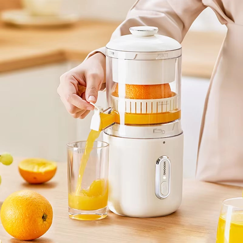 Electric USB Rechargeable Mini Multifunctional Fruit Juicer - Portable Wireless Orange and Lemon Blender