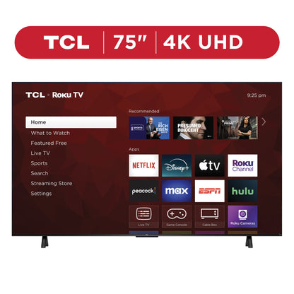 75” Class S4 (75S451) 4K UHD HDR Smart TV with Roku TV