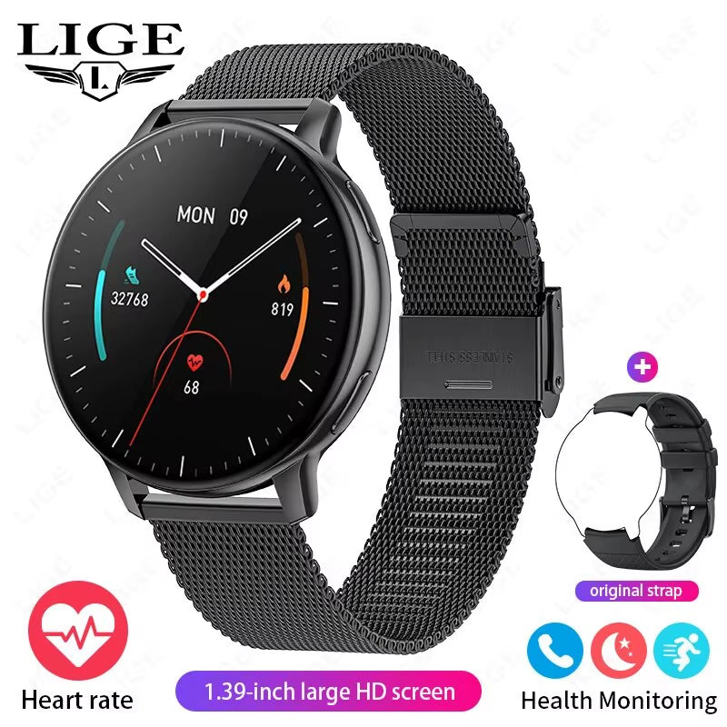 Smartwatch for Women Bluetooth Call Waterproof Sports Fitness Watches Blood Oxygen Healthy Women Smartwatch Man Reloj Mujer