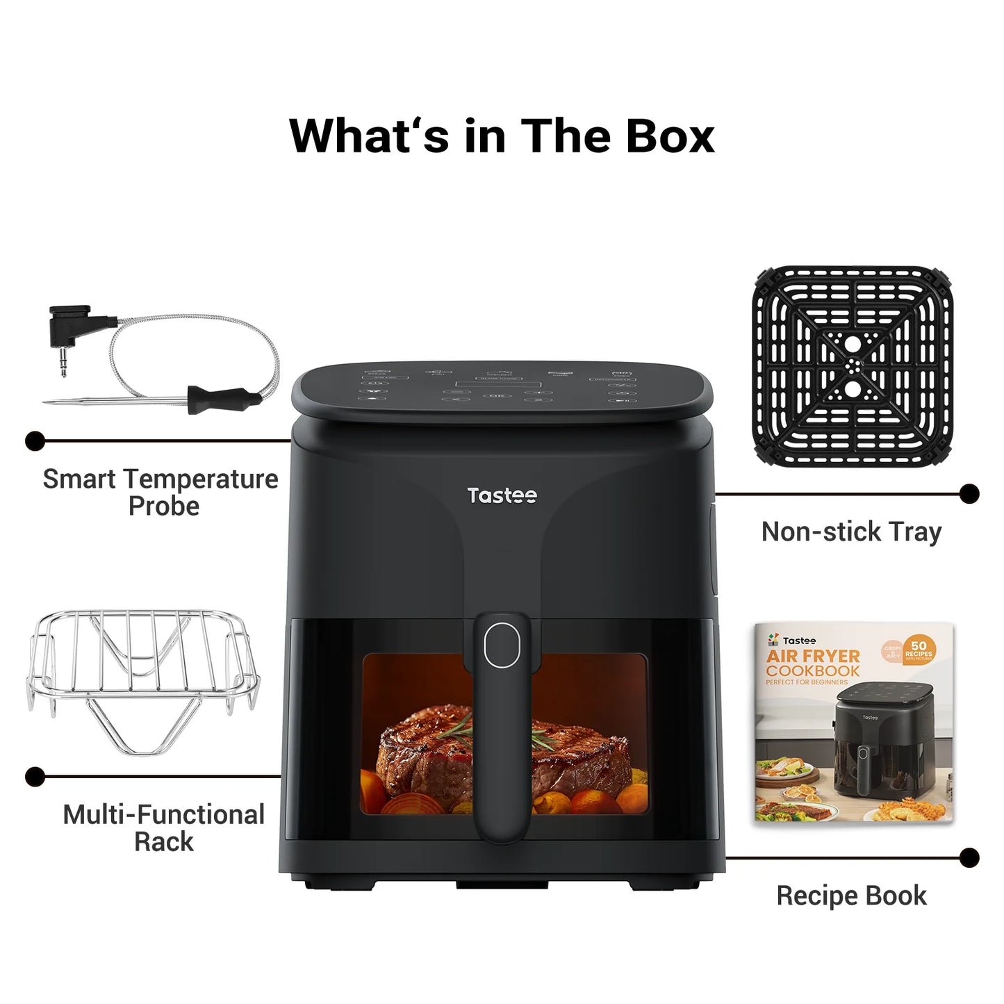 Tastee Sensor Magic Smart Air Fryer (Ceramic Coated)