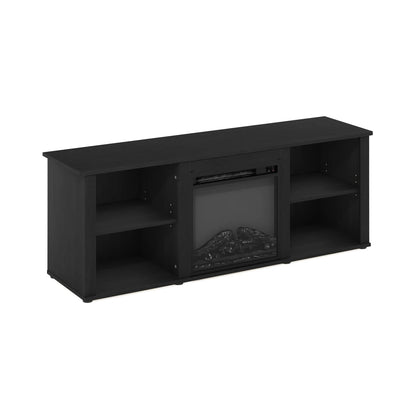 Montale 60 Inch TV Stand with Fireplace, Americano