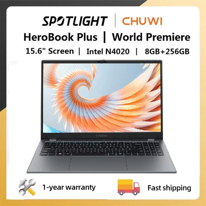 CHUWI Herobook Pro / Herobook plus Laptop Windows 11 Laptop 14.1Inch / 15.6Inch FHD  N4020 LPDDR4 8GB 256GB SSD Computer PC