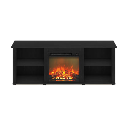 Montale 60 Inch TV Stand with Fireplace, Americano