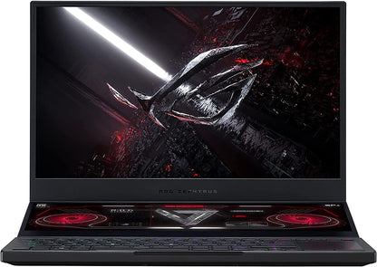 ROG Zephyrus Duo SE 15 Gaming Laptop, 15.6” 300Hz IPS Type FHD Display, NVIDIA Geforce RTX 3060, AMD Ryzen 9 5980HX, 16GB DDR4, 1TB Pcie SSD, Per-Key RGB Keyboard, Windows 10 Home, GX551QM-ES96