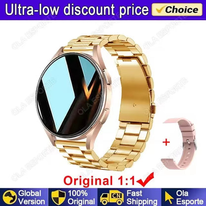 2024 New for Samsung Galaxy Watch 7 NFC Smart Watch Men Women Bluetooth Call HD 360*360 Screen Voice Call GPS Sports Watches M10