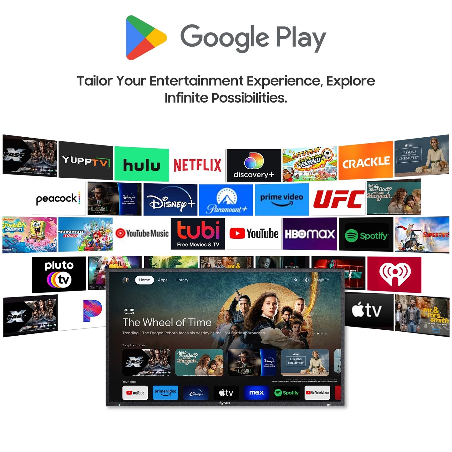 Outdoor TV, 55" Google TV with Dobly Atmos, Google Assistant, 4K 2000Nits Full Sun outside Television, IP55 Waterproof for All Weather (Pool Pro 2.0 NEW)